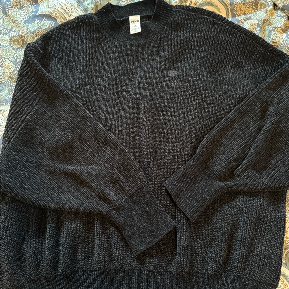Victoria's Secret Black Crewneck Sweater